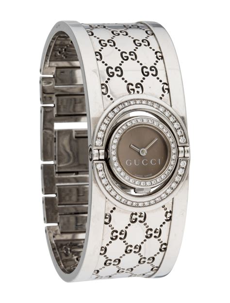 gucci twirl diamond watch